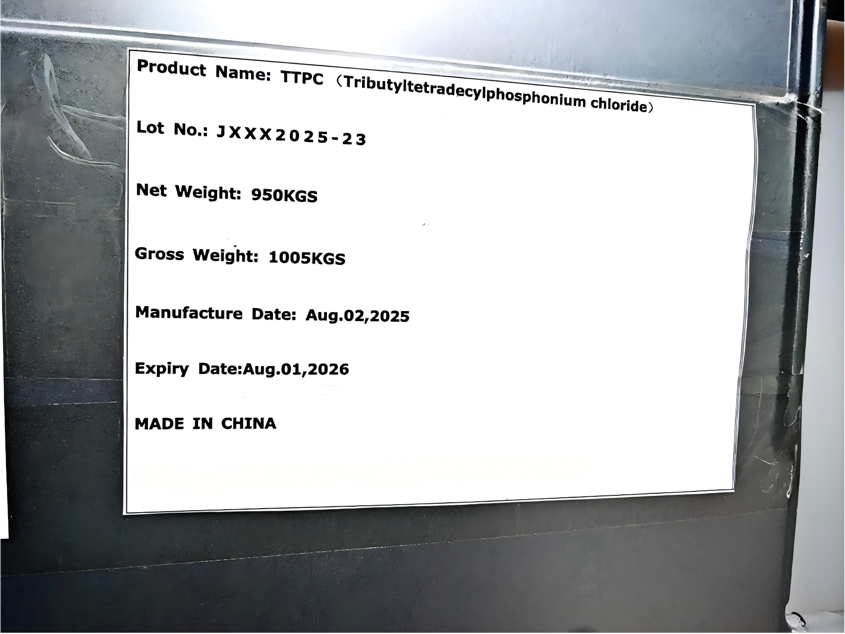 Tributyltetradecylphosphonium chloride / TTPC CAS : 81741-28-8